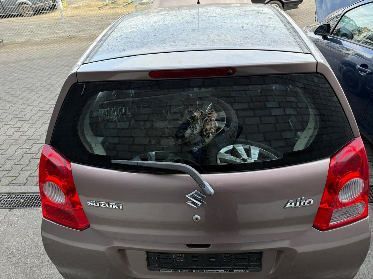 Suzuzki Alto GF original Heckklappe mit Scheibe ZKW Desert Brown Rohbau BJ09